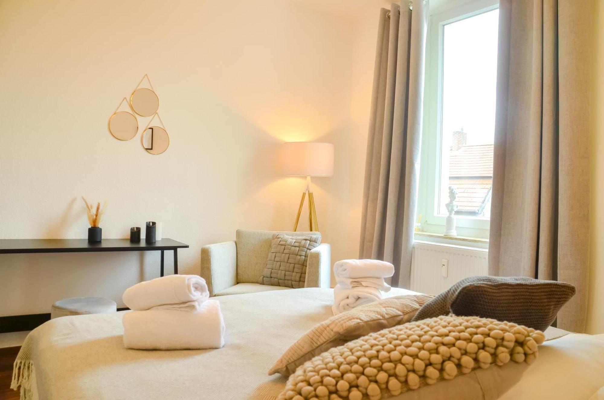 Milpau Buer 3 - Modernes Und Zentrales Premium-Apartment Mit Queensize-Bett, Netflix, Nespresso Und Smart-Tv Gelsenkirchen Buitenkant foto